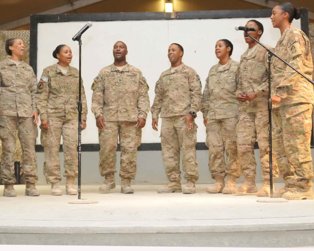Regional Command-South celebrates black history month