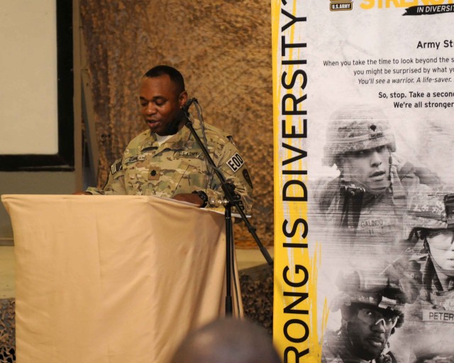 Regional Command-South celebrates black history month