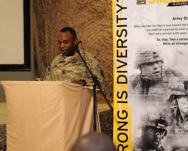 Regional Command-South celebrates black history month