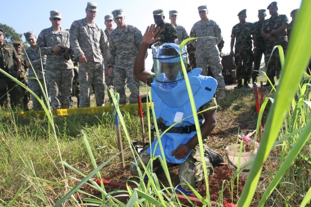 Sri Lankan Army Humanitarian Mining Action Program