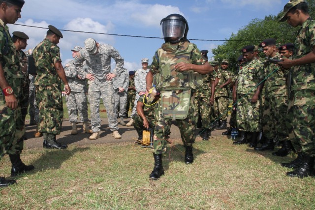 Sri Lankan Army Humanitarian Mining Action Program