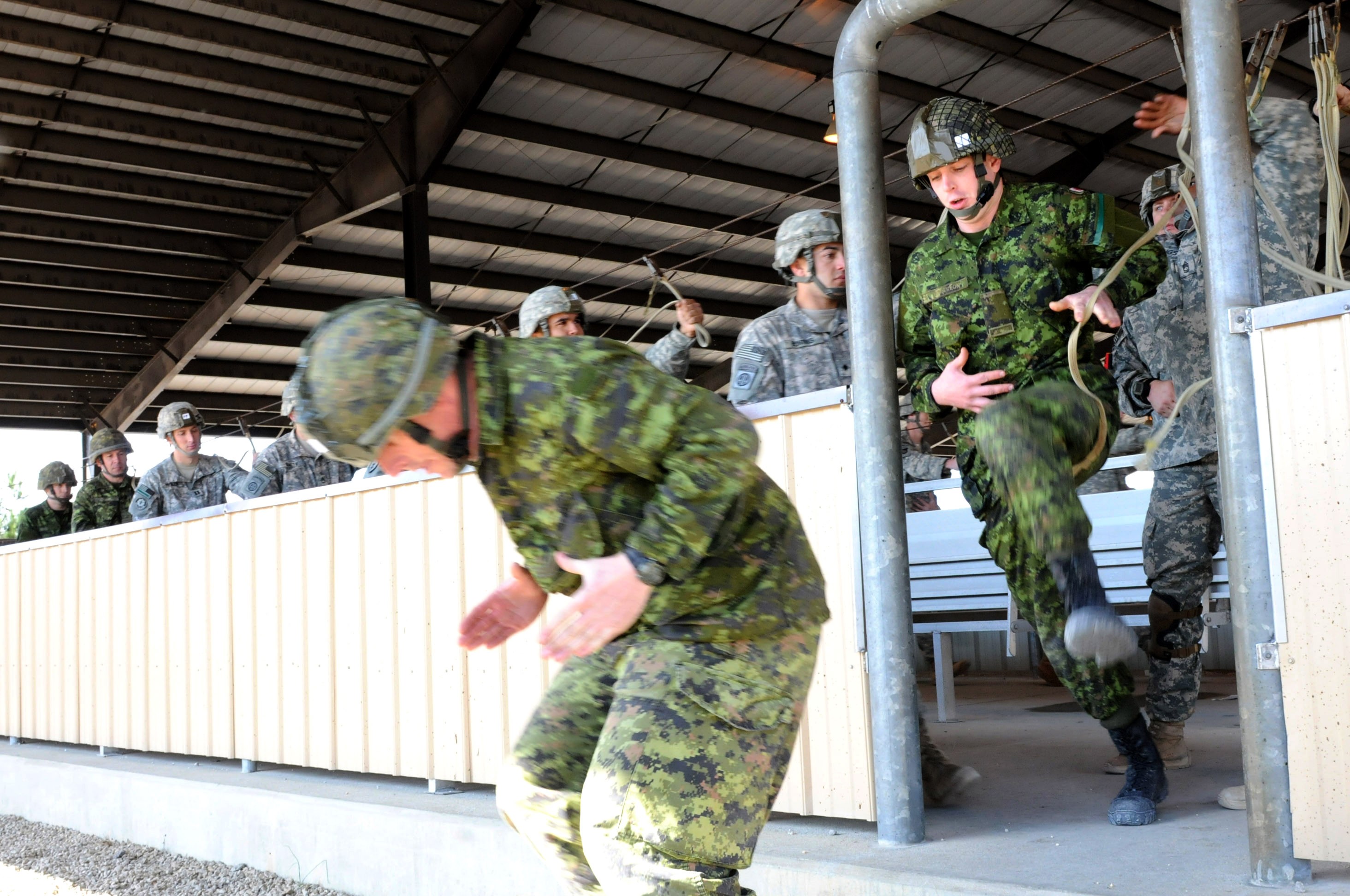 U.S., Canadian Paratroopers train for Joint Operational Access Exercise