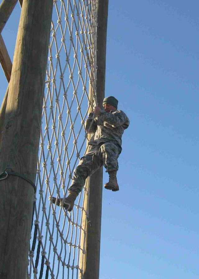 479th FA Soldiers overcome obstacles for PT 