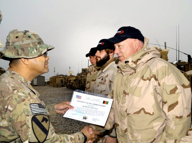 Civilian engineering team secures Soldiers' compound in Afghanistan