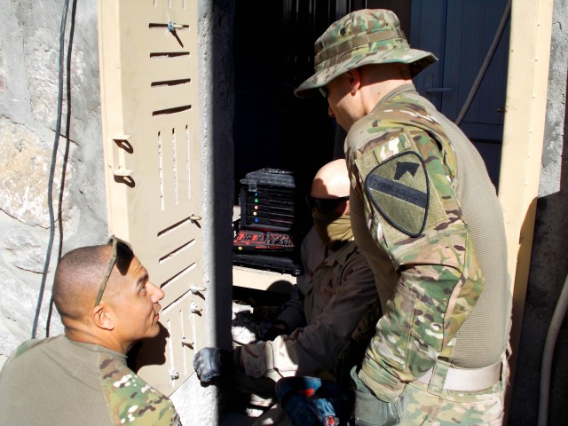 Civilian engineering team secures Soldiers' compound in Afghanistan