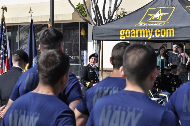 Tatu speaks at El Monte Recruiting Center grand opening