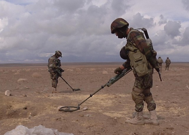 "Crazy" Company, ANA partner in Zabul province