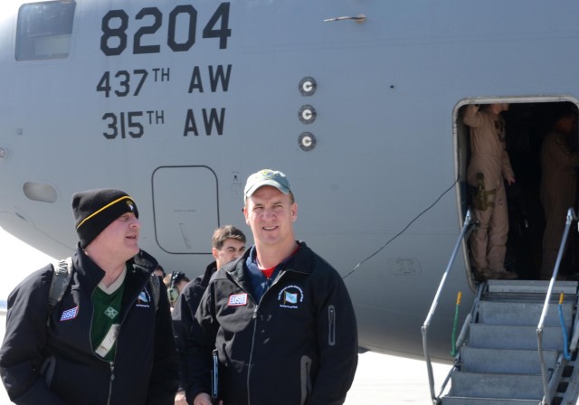 Peyton Manning's touchdown on Bagram