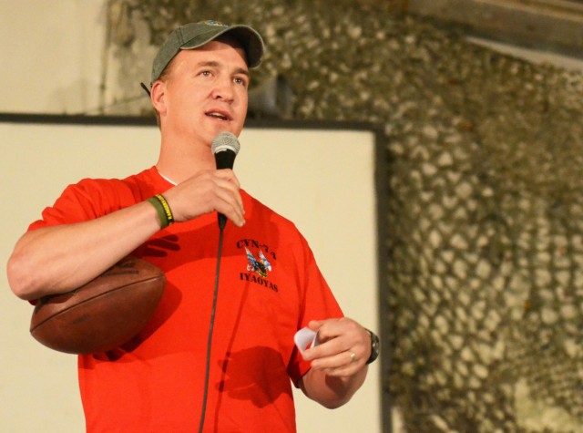 Peyton Manning's touchdown on Bagram