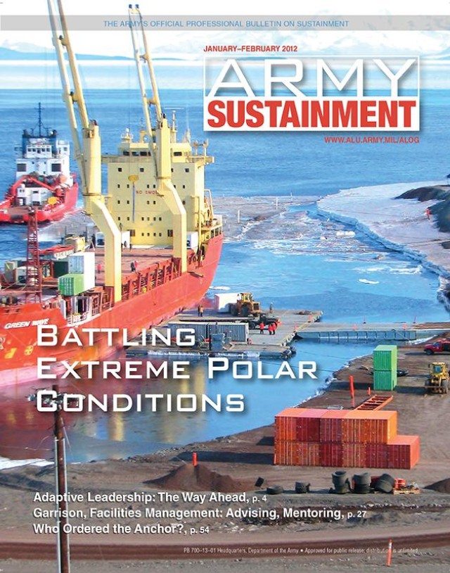 January-February 2013 Army Sustainment Magazine