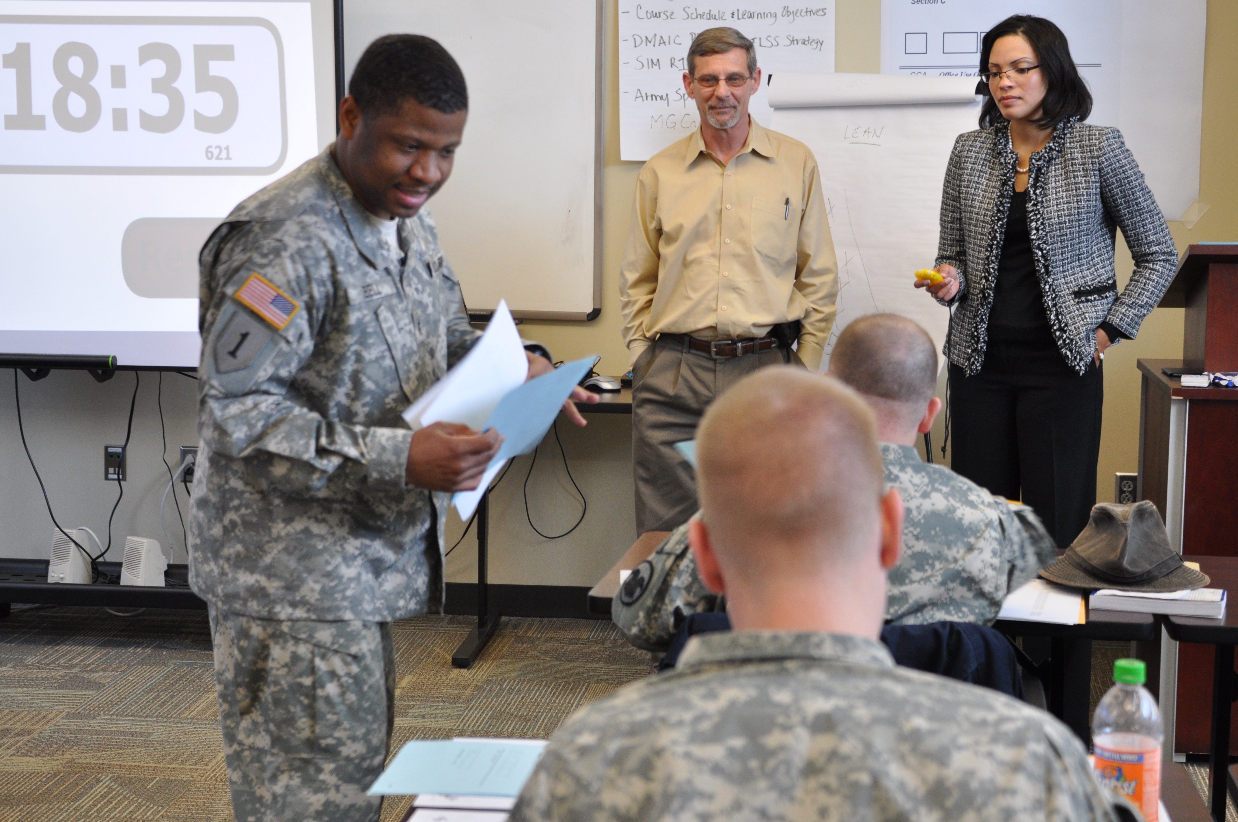 FORSCOM USARC prepare new Lean Six Sigma Black Belts Article The United States Army