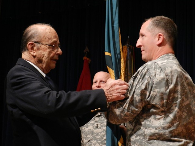 Army Reserve Command changes leadership, repatches with WWII veteran