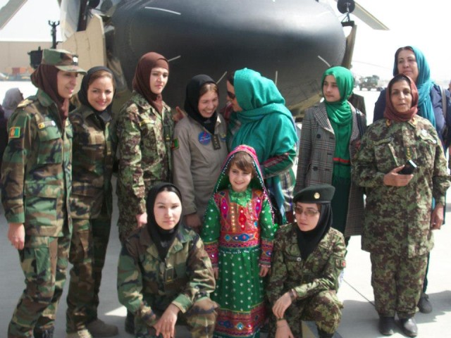 Afghan women honored for service to country