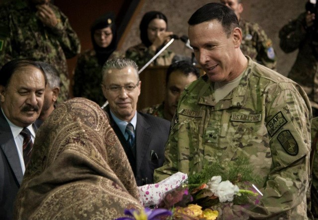 Afghan women honored for service to country