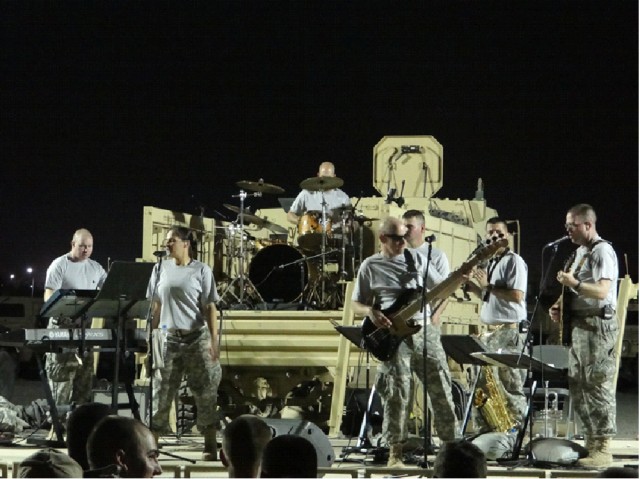 Army Materiel Command band performs