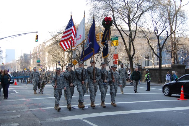 New York National Guard's 69th Infantry Leads Worlds Largest Irish Heritage Celebration