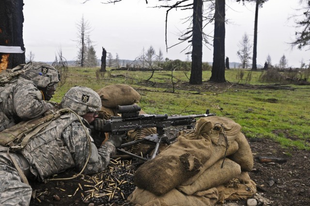 Field artillerymen learn infantry skills in squad live-fire exercise