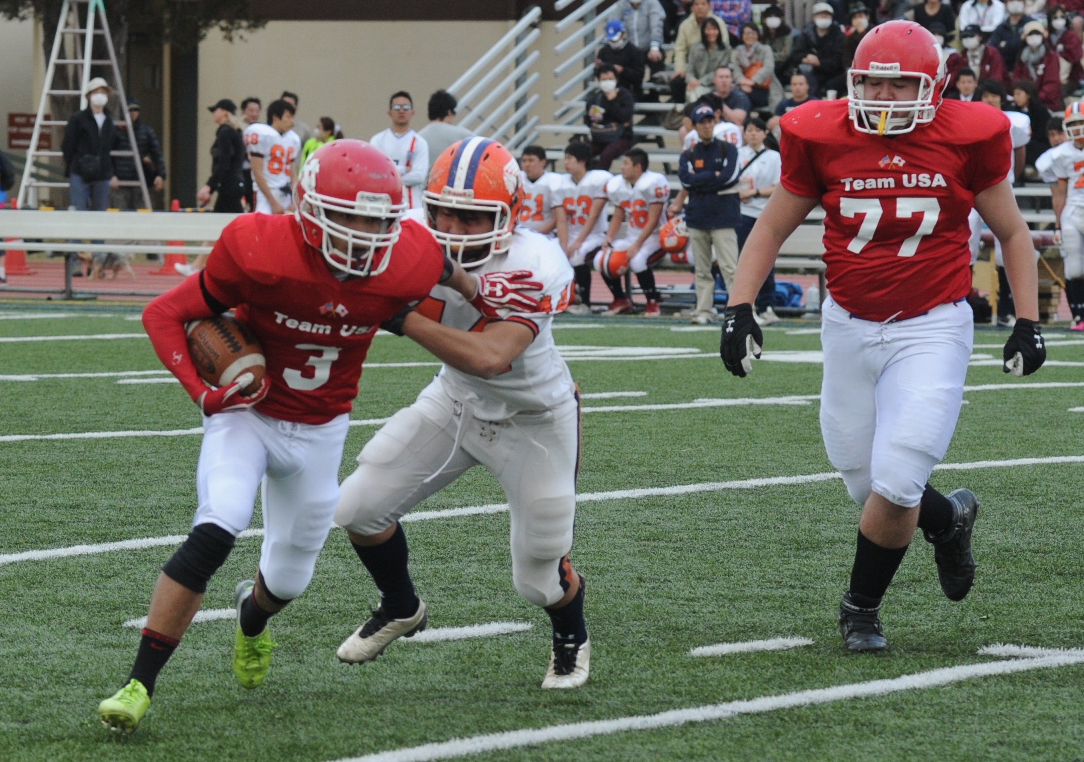 Team USA routs Team Japan 57-21 at second annual Tomodachi Bowl ...