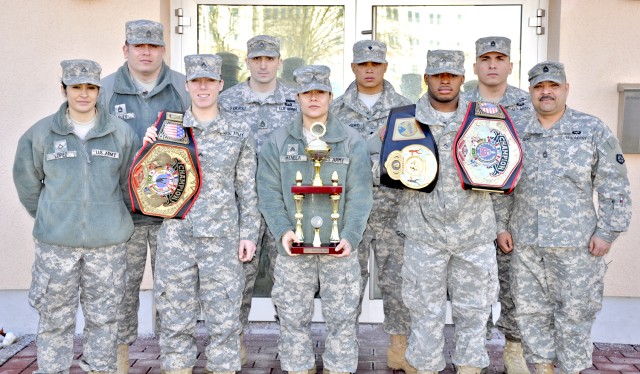 Wiesbaden Soldier rediscovers love of boxing -- brings home the belts