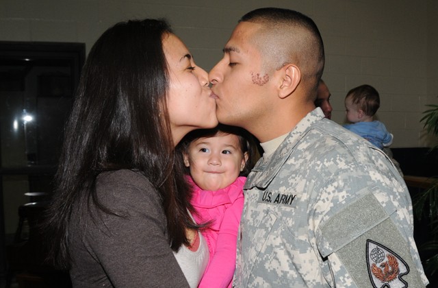 597th Co. returns home