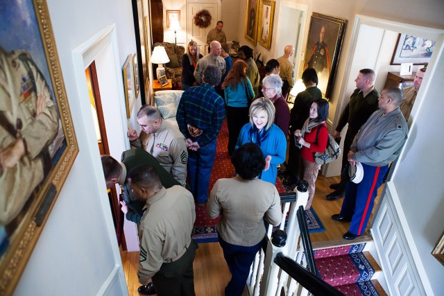 Henderson Hall Marines, staff visit Home of the Commandants