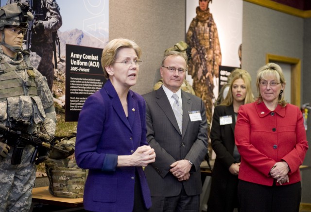 U.S. Sen. Warren visits Natick