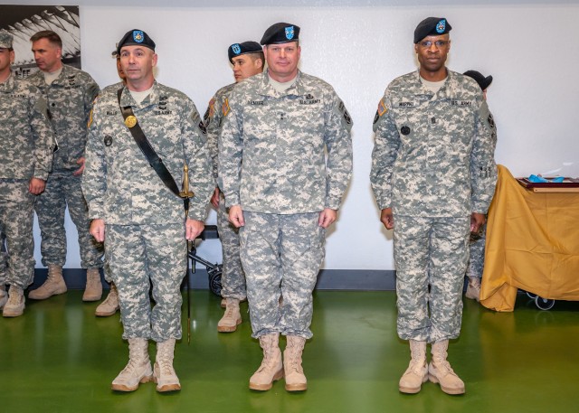 Fort Leonard Wood holds change of responsibility, retirement ceremony for top NCO