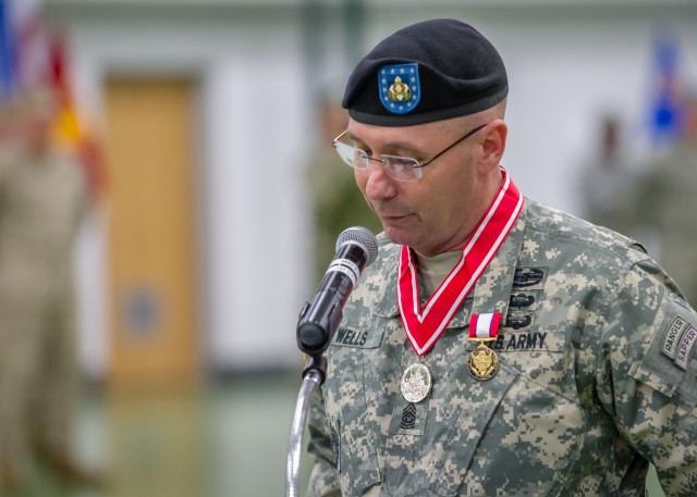 Fort Leonard Wood holds change of responsibility, retirement ceremony for top NCO