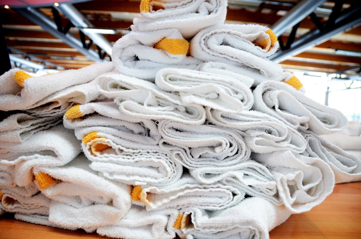 Fitness centers to throw in the towel on towel service Article The