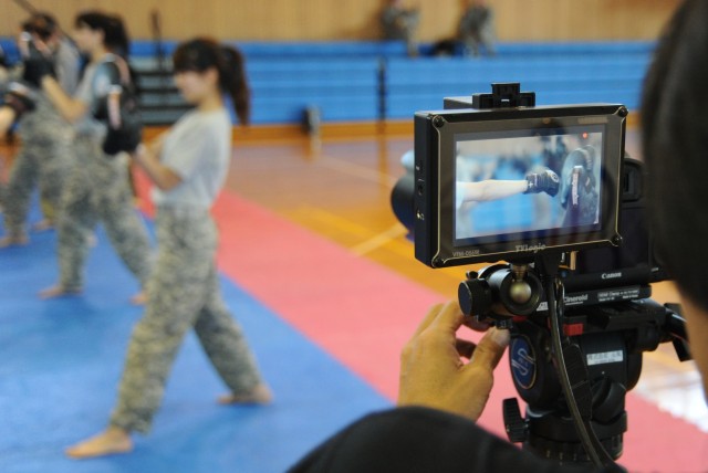 Japanese reality TV contestants experience Army life during filming at Camp Zama