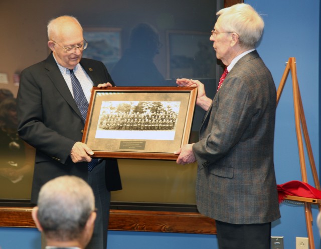 'Legendary' class presents paver to Quartermaster Museum
