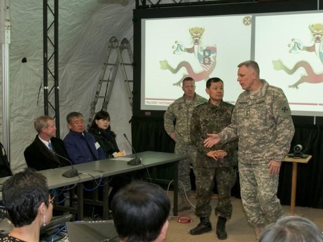 Eighth Army hosts community leaders at exercise