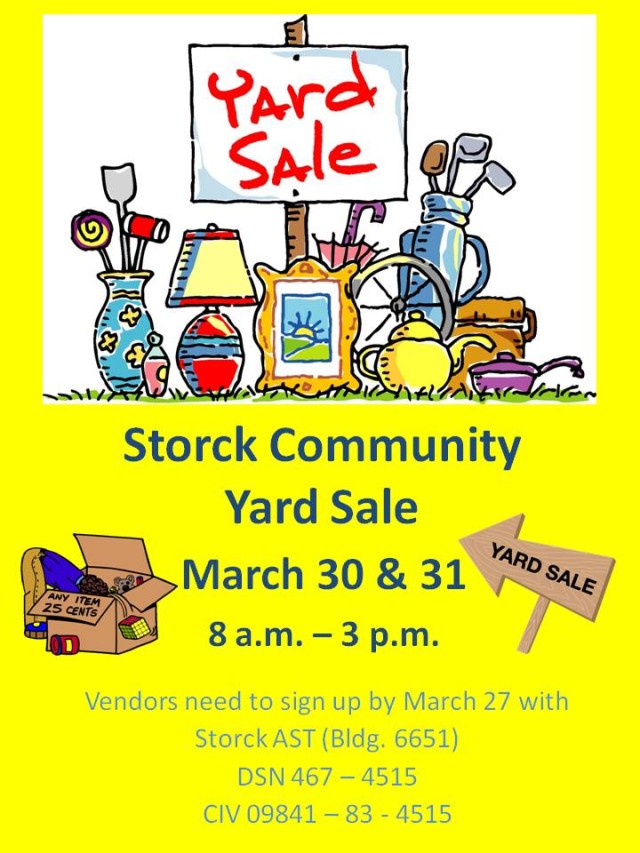 Storck Community Yard Sale