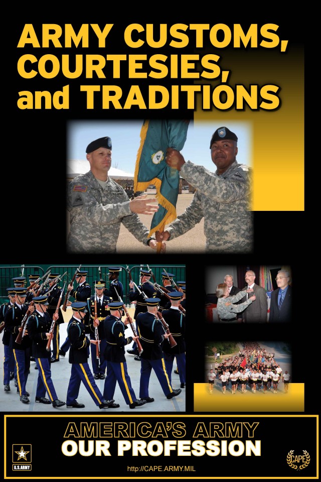 Army Customs, Courtesies and Traditions Public Service Announcement by ...