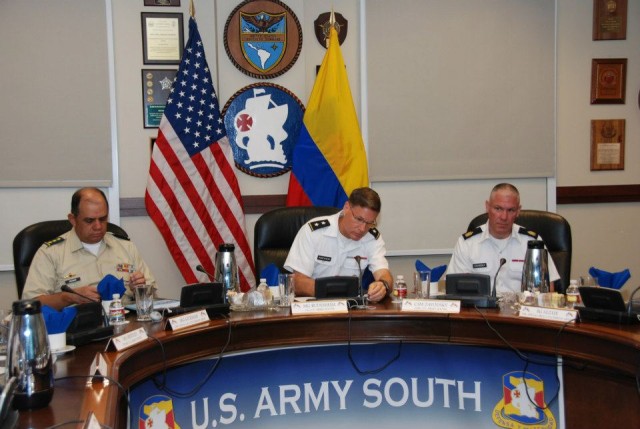 Army to Army Staff Talks with Colombian army