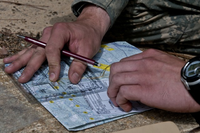 NCO, Trooper of the Year compete at land navigation