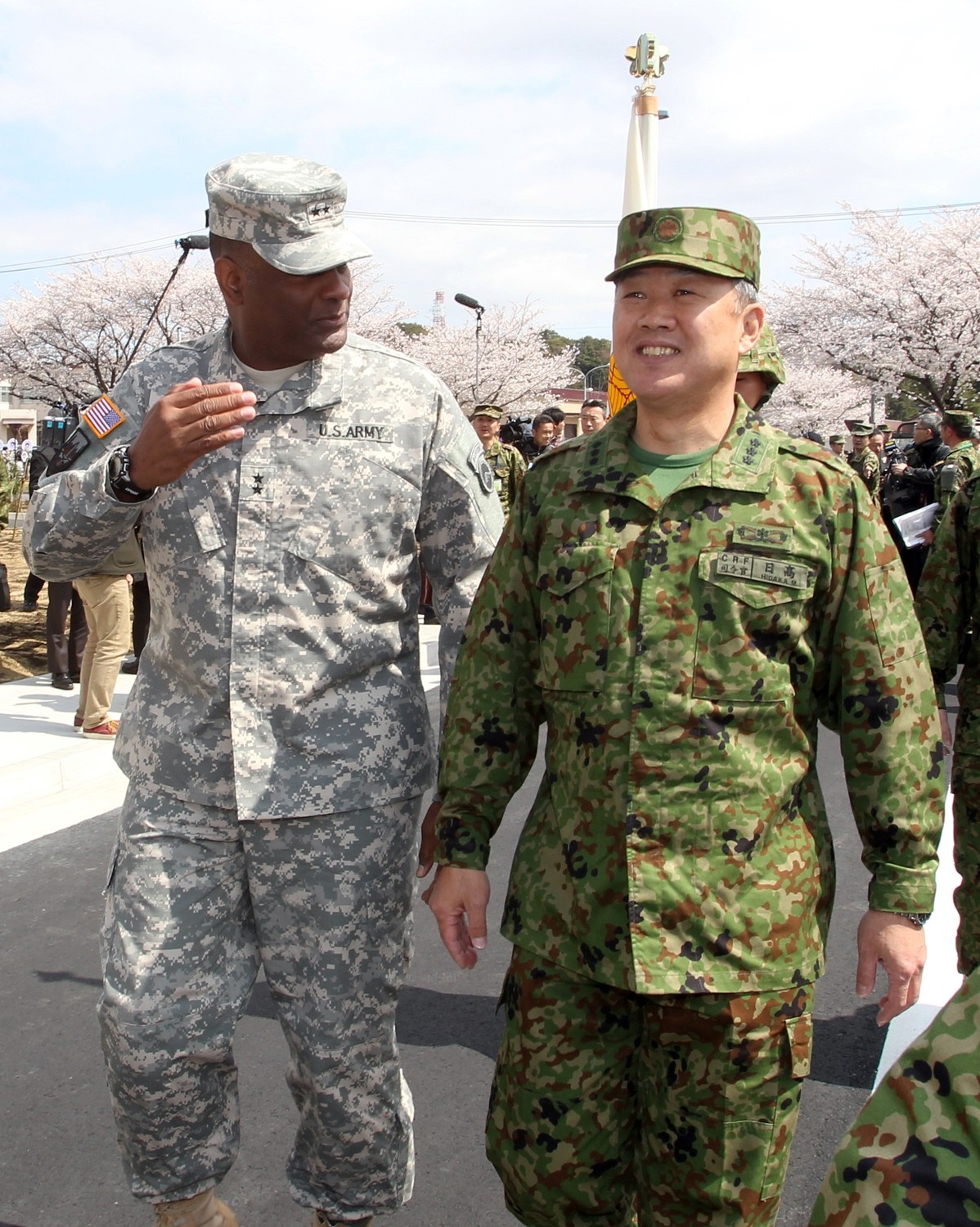 Japan Ground Self-Defense Force unit's relocation onto Camp Zama a