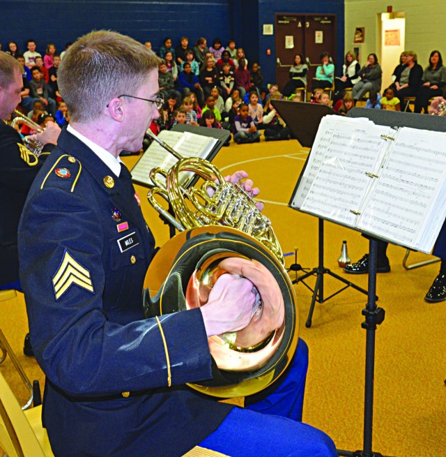 French horn player