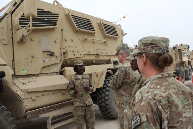 Sgt. Dickerson explains importance of ELID label to SMA