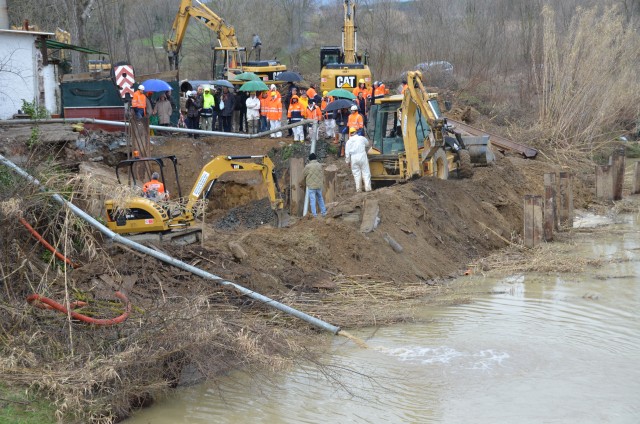 Water pipe repairs