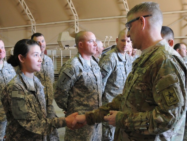 SMA visits Soldiers at Camp Buehring, Kuwait