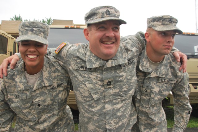 Former Army National Guard Officer Makes His Mark as an NCO