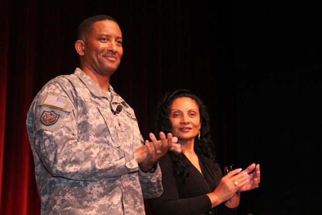BG Jason T. Evans and his wife Machelle Evans