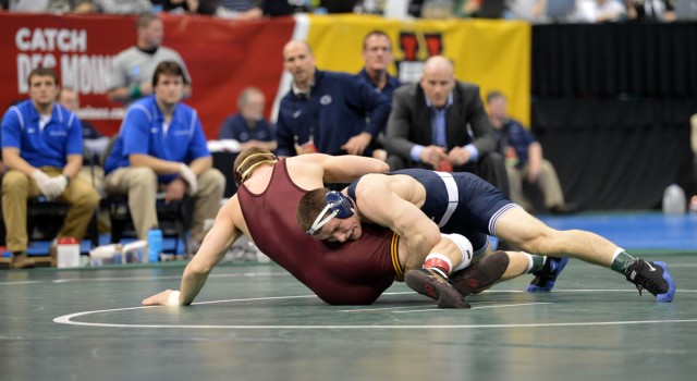 Matt Brown wrestling
