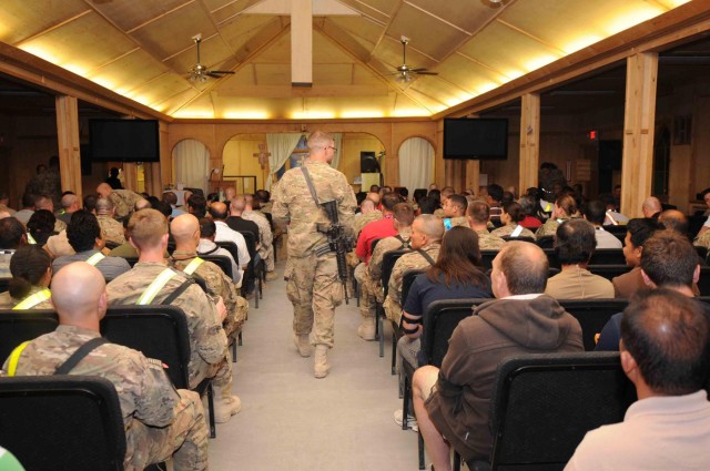 Holy week services in Afghanistan