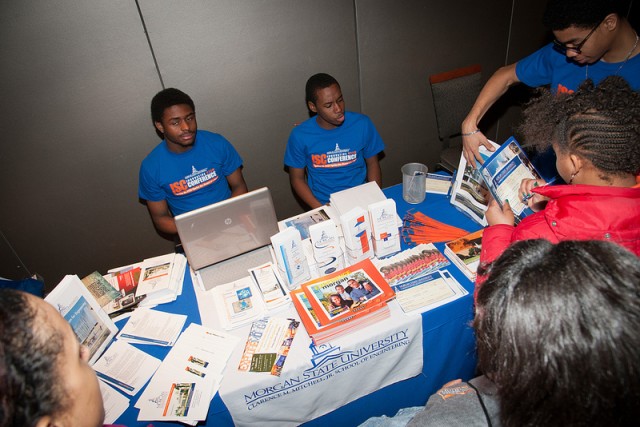 Team effort supporting the Maryland Junior Science and Humanities Symposium