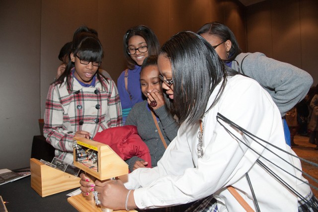 Team effort supporting the Maryland Junior Science and Humanities Symposium