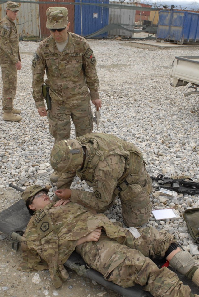 Triple Nickel medics step up during mass casualty exercise