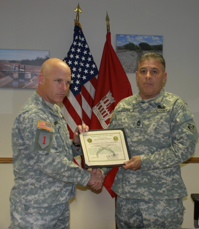 Albuquerque District security officer receives awards for antiterrorism work