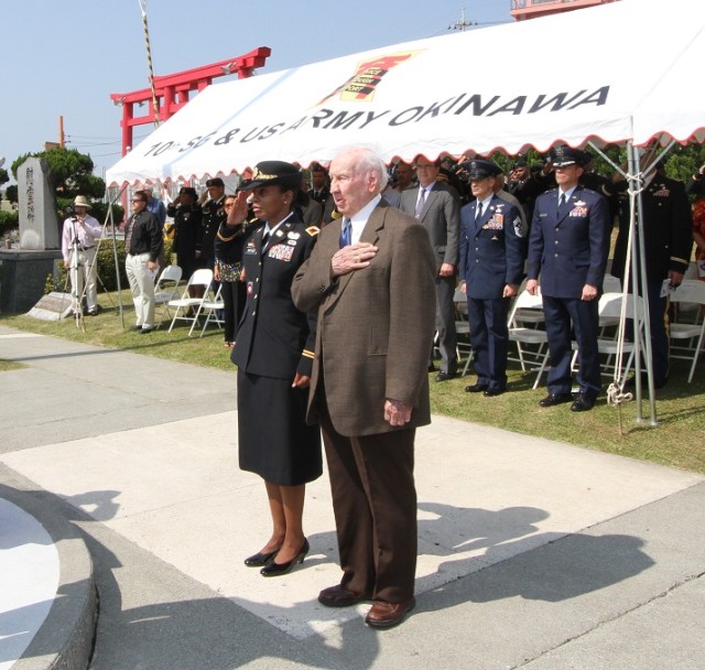 Decorated World War II Army officer returns to Okinawa